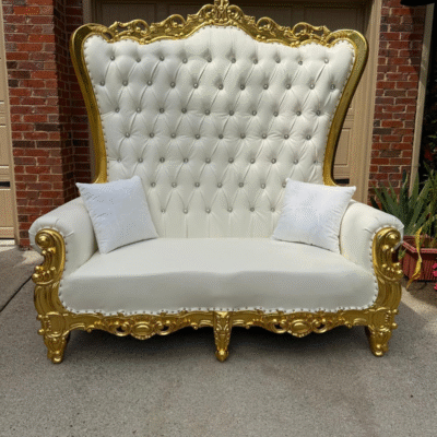 Throne Chair Dual Place-Gold