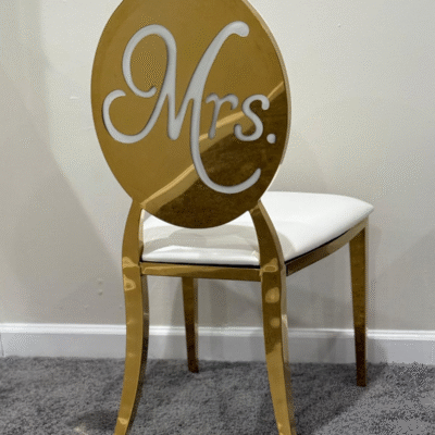 Metal Chair -Mrs